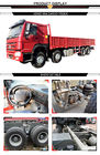 371HP EuroII Emisi 12 Ban 8 x 4 Truk Heavy Duty Memuat 60000KG