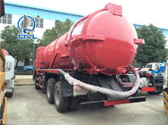 6x4 Sinotruk Howo 18CBM Sewer Suction Sludge Transporter Truk Pengangkut Limbah