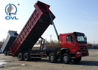 12 Roda Dump Truck New Heavy Duty Tipper Truck Peralatan Hidraulik Kapasitas 50 Ton