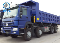12 Roda Dump Truck New Heavy Duty Tipper Truck Peralatan Hidraulik Kapasitas 50 Ton