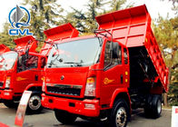 4x2 Kondisi Baru Tugas Ringan Truk Komersial / Howo Dump Truck CDW 5-10T