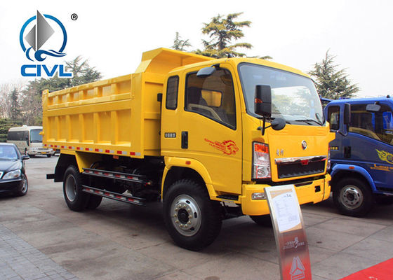 4 Wheel Mini Light Dump Truck Light Duty Trucks Safety 1-10 Ton Truk komersial lightduty Warna Kuning