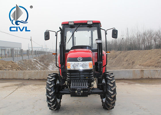 Mesin Weichai 4WD 100HP Traktor Pertanian Dengan Menerapkan Traktor Pertanian Dengan Kabin Dan Kipas